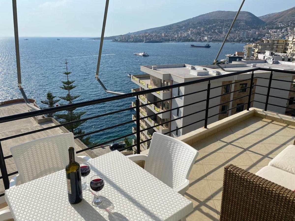 Apartment With Huge Sea View Balcony Sarandë Exterior foto